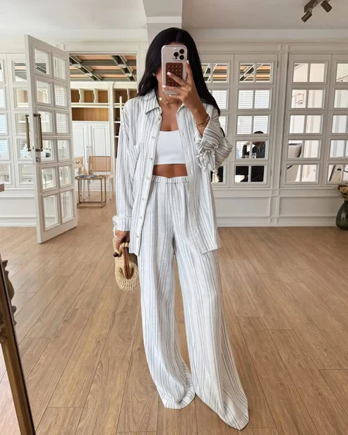 100% Linen Set