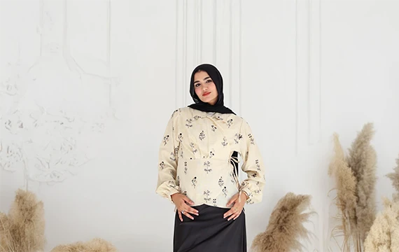 embroidery linen Blouse