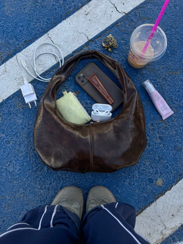 MICRO HALO BAG BROWN