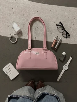 BOWLER BAG BABY PINK