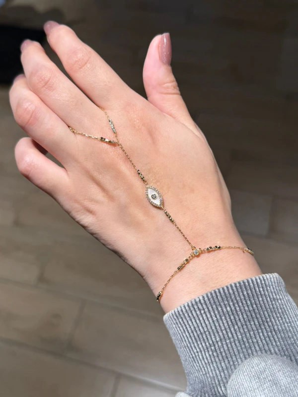Evil Eye hand chain