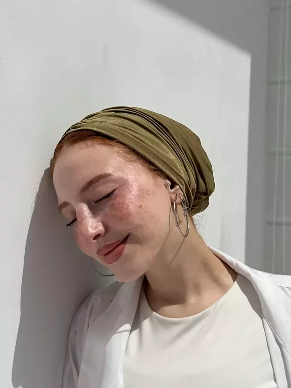 The warm olive turban