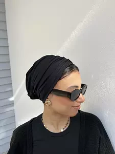The daring black turban