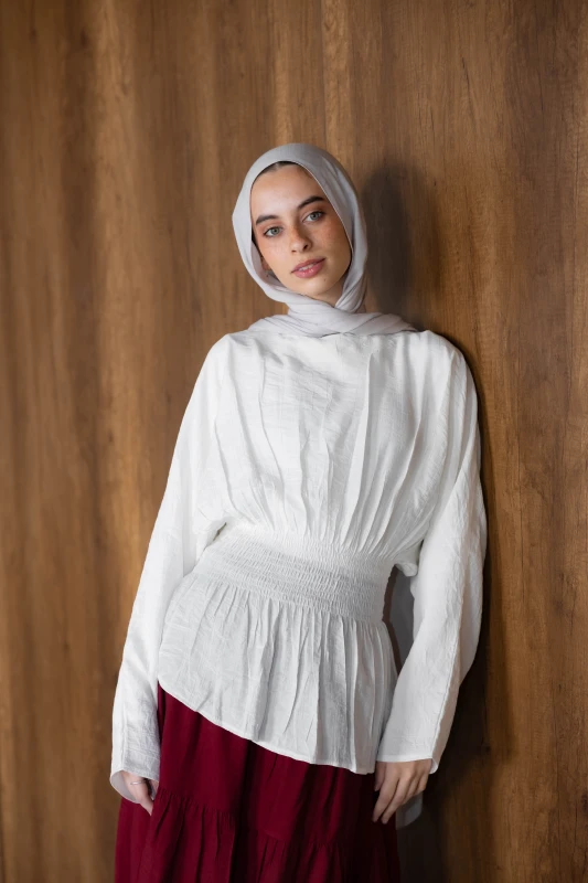 Cloudie Top In White